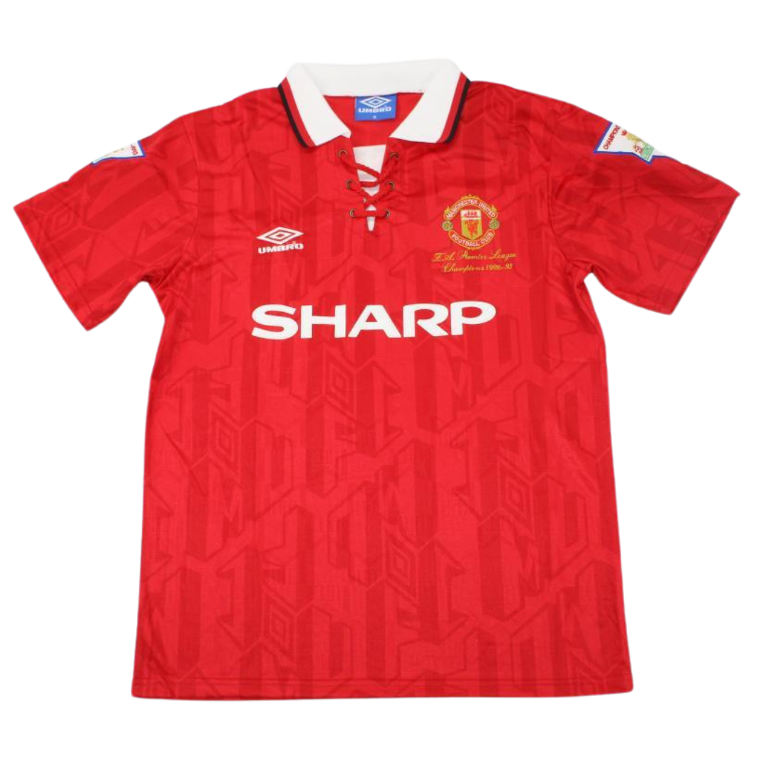 Manchester United Home Champions Version 92/93