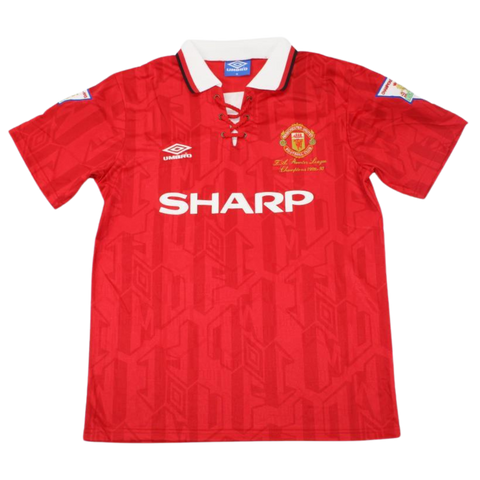 Manchester United Home Champions Version 92/93