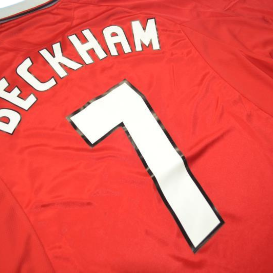 Manchester United UCL Final Long Sleeve 99 "Beckham" Nº 7