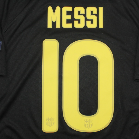 Barcelona Away Black 11/12 "Messi" Nº 10