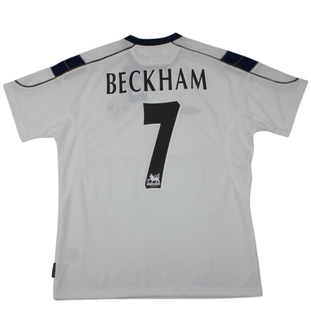 Manchester United White Away 99/00 "Beckham" Nº7