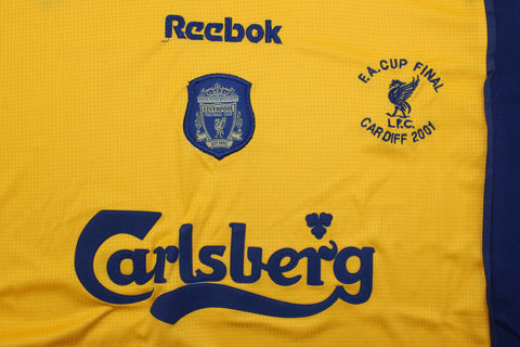 Liverpool Away Yellow EA Cup Final 00/01