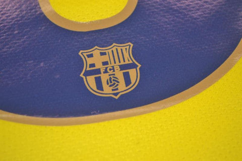 Barcelona Away Yellow 08/09 "Iniesta" Nº 8