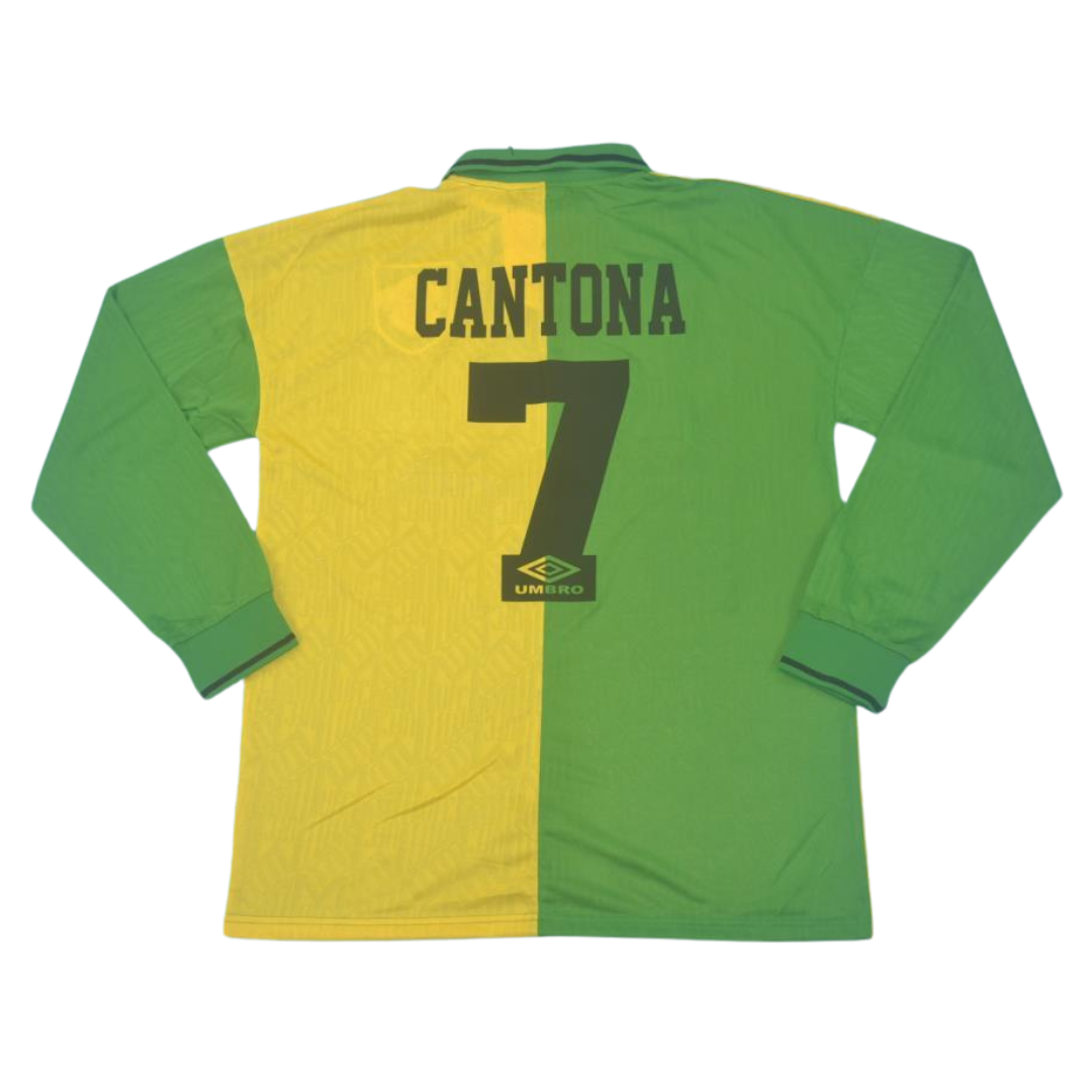 Manchester United Away Green Yellow Long Sleeve 92/94 "Cantona" Nº 7