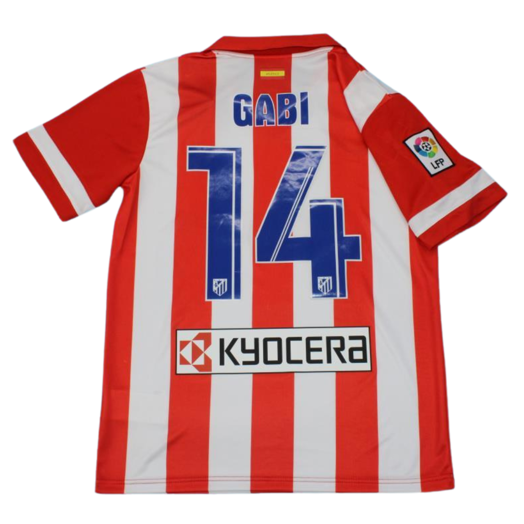 Atlético de Madrid Home 13/14 "Gabi" Nº 14