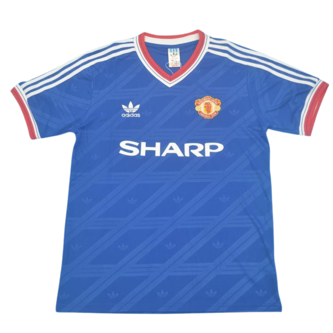 Manchester United Away Blue 1986/1988