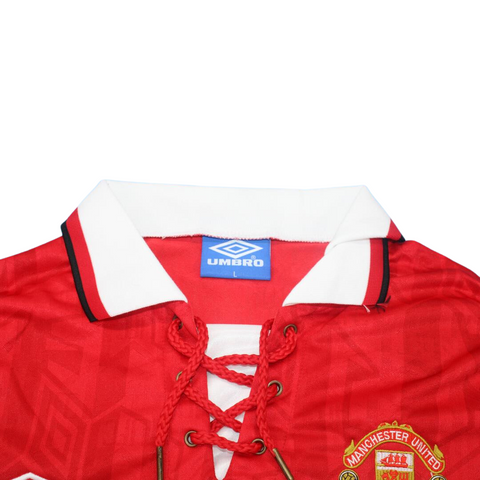 Manchester United Home Champion Version Long Sleeve 92/93 "Beckham" Nº28