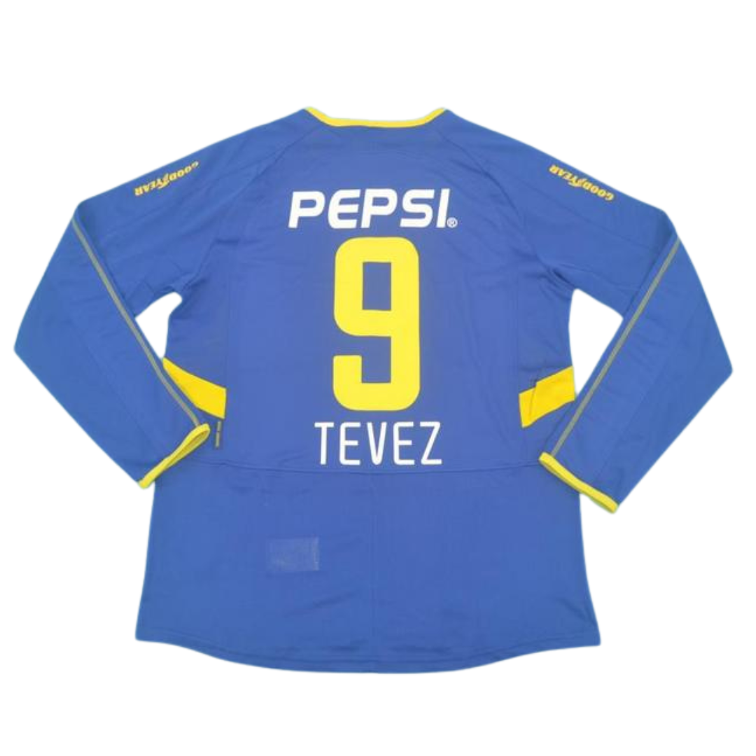 Boca Juniors Home Long Sleeve 03/04 "Tevez" N°9