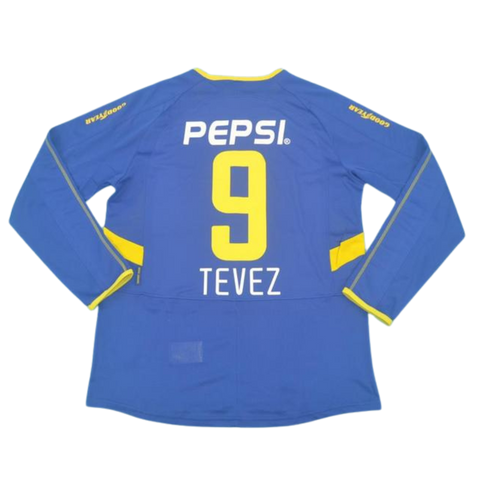 Boca Juniors Home Long Sleeve 03/04 "Tevez" N°9