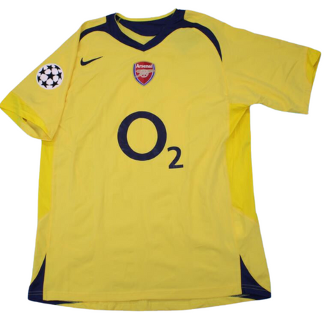 Arsenal Away Yellow 05/06 "Henry" Nº14