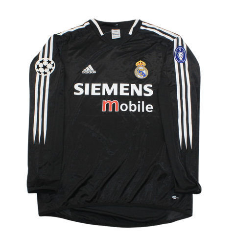 Real Madrid Away Black Long Sleeve 04/05 "Zidane" Nº 5