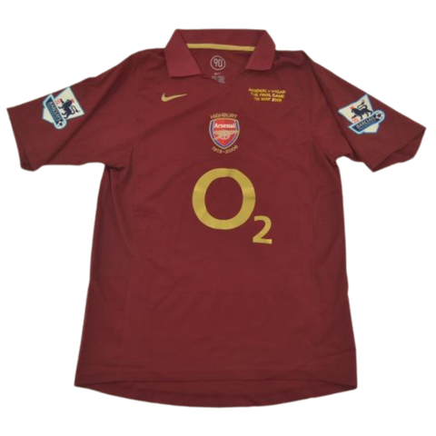 Arsenal Home 05/06 "Bergkamp" Nº 10