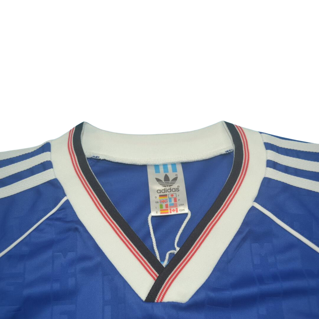 Maillot extérieur bleu Manchester United 88/90 "Augusto" N°8