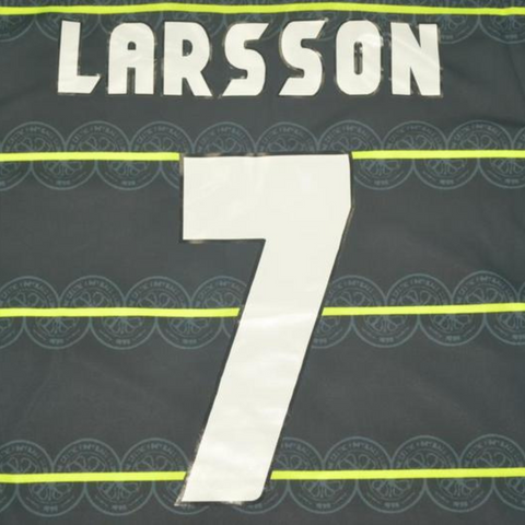 Celtic Away Black 98/99 "Larsson" Nº 7