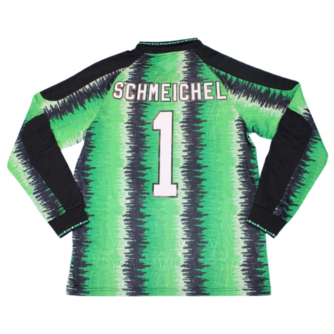 Manchester United Black Green Gk Long Sleeve 90/92 "Schmeichel" Nº1