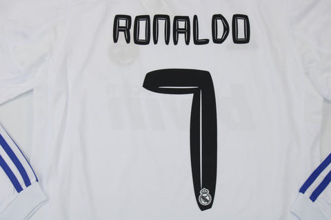 Real Madrid Home Long Sleeve 10/11 "Ronaldo" Nº 7