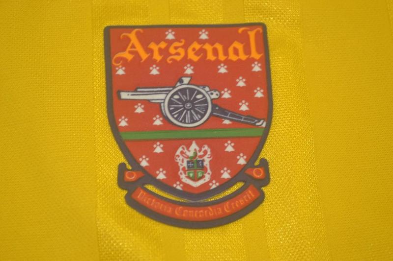 Arsenal Away Yellow 93/94