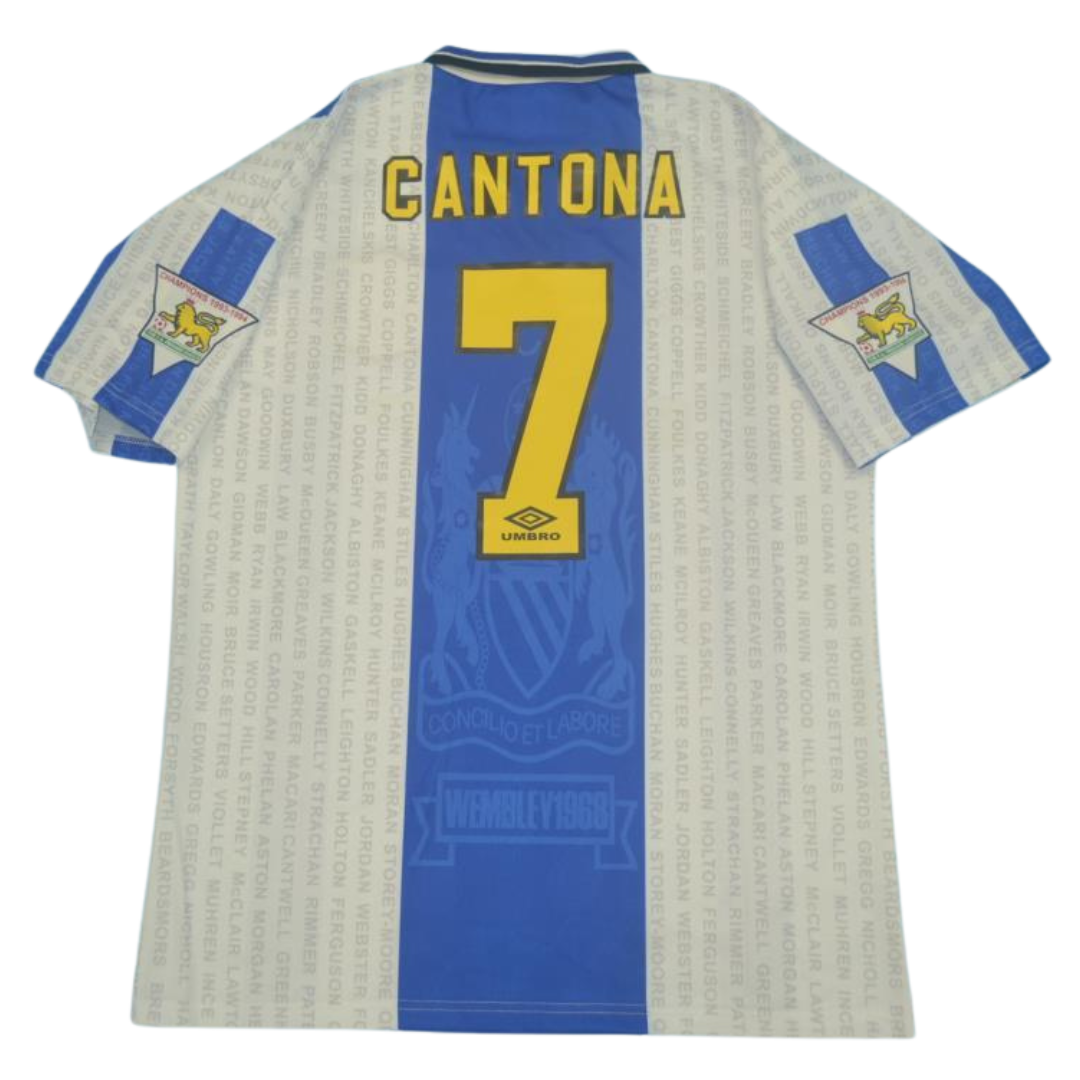 Manchester United Away Blue White 94/96 "Cantona" Nº 7