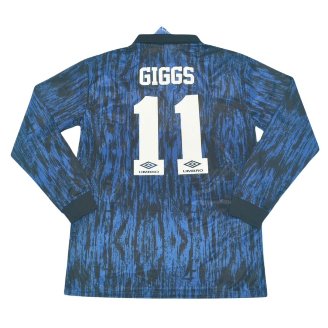 Manchester United Away Blue Long Sleeve 92/93 "Giggs" Nº 11