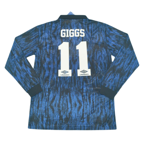 Manchester United Away Blue Long Sleeve 92/93 "Giggs" Nº 11