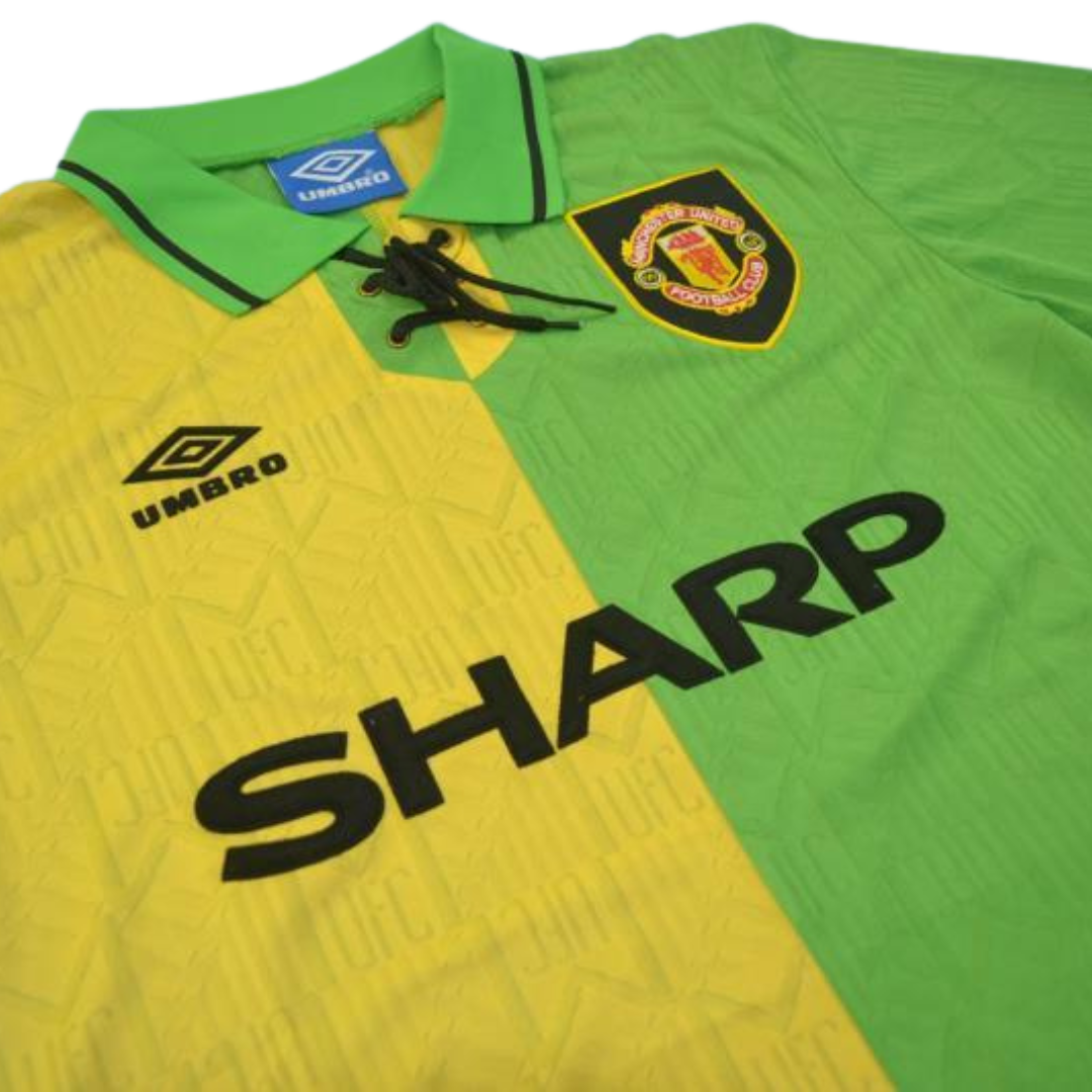 Manchester United Away Green Yellow 92/94 "Cantona" Nº 7