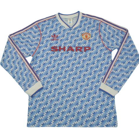 Manchester United Blue Away Long Sleeve 90/92 "Cantona" Nº7