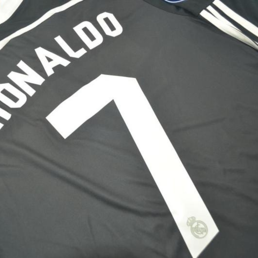 Real Madrid Third Black Long Sleeve 14/15 "Ronaldo" Nº 7