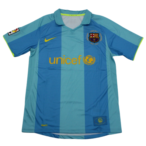 Barcelona Away Blue 07/08 "Ronaldinho" Nº 10