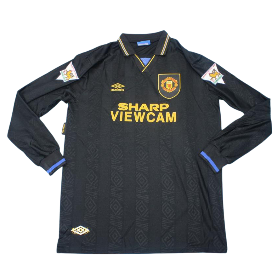 Manchester United Away Black Long Sleeve 93/95 "Cantona" Nº 7