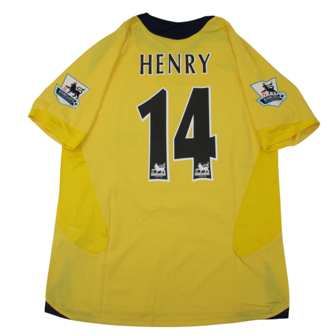 Arsenal Away Yellow 06/07 "Henry" Nº 14