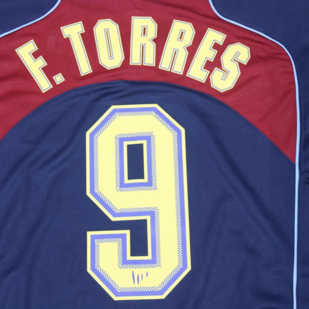 Atlético de Madrid Away Blue 04/05 "F. Torres" Nº 9