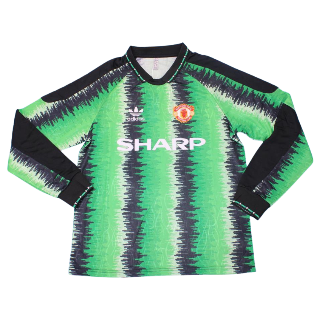 Manchester United Black Green GK Long Sleeve 90/92