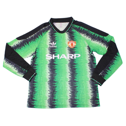 Manchester United Black Green GK Long Sleeve 90/92