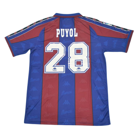 Barcelone Domicile 96/97 "Puyol" N°28