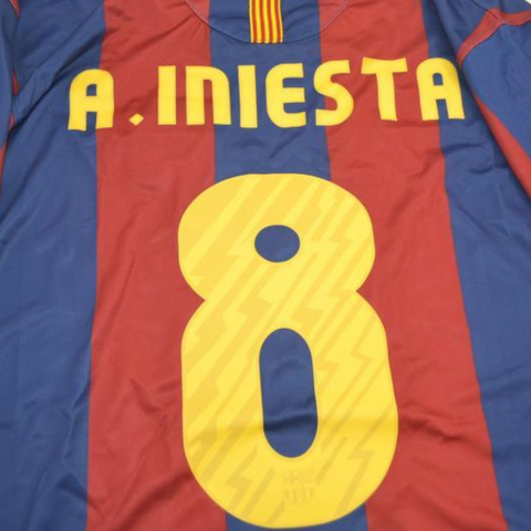 Barcelona UCL Final Jersey 2011 "Iniesta" Nº 8