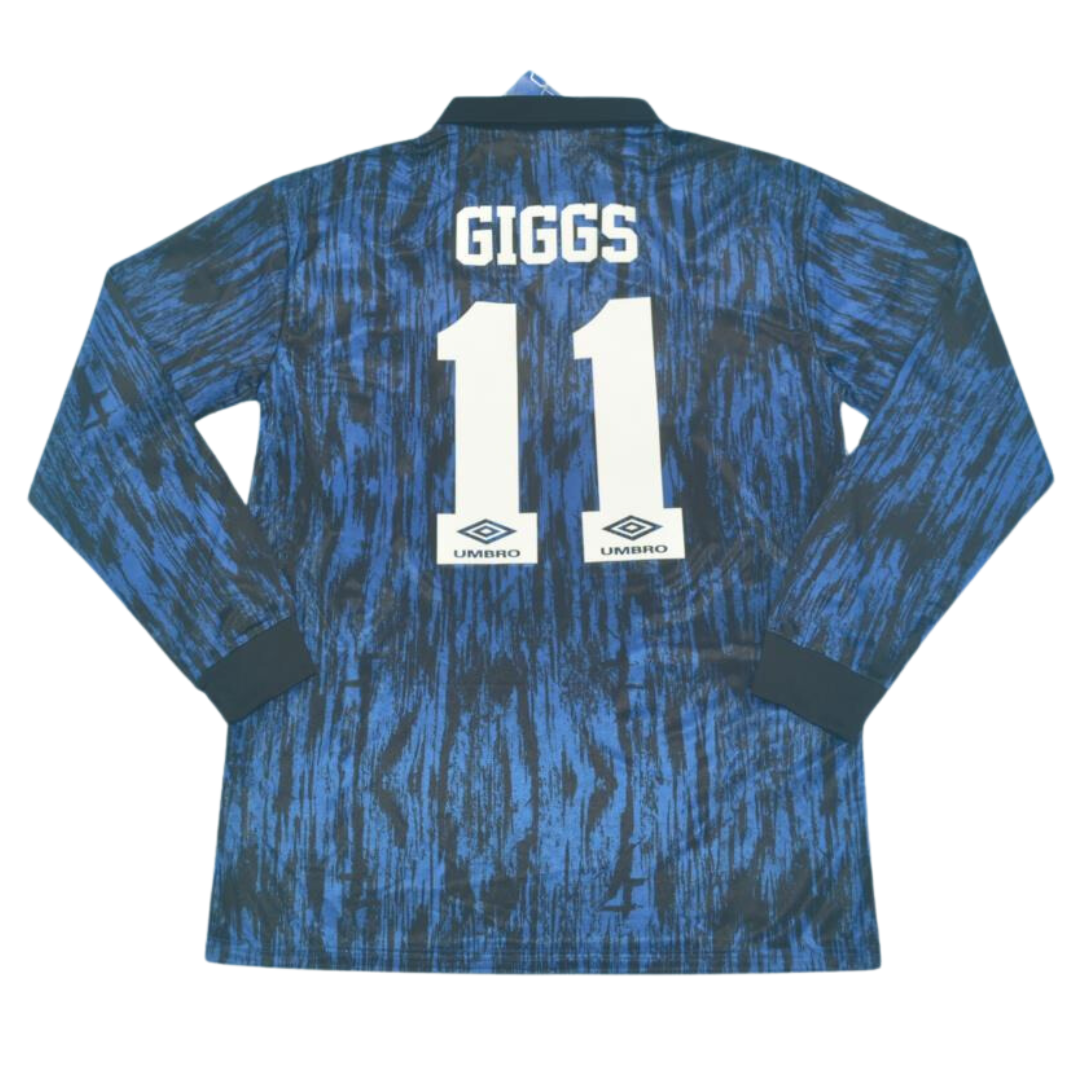 Manchester United Blue Away Long Sleeve 92/93 "Giggs" Nº11