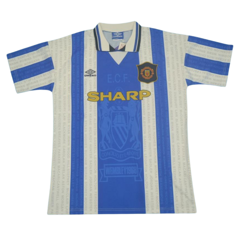 Manchester United Away Blue White 94/96