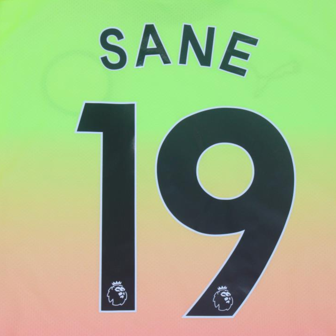 Manchester City Away Pink Yellow 19/20 "Sane" Nº 19