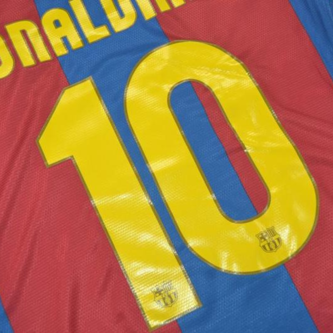 Barcelona Home Long Sleeve 07/08 "Ronaldinho" Nº 10