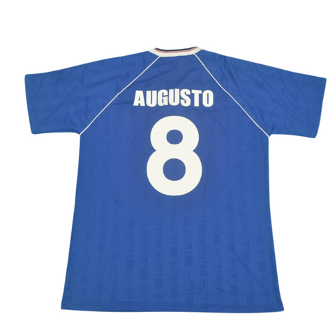 Maillot extérieur bleu Manchester United 88/90 "Augusto" N°8