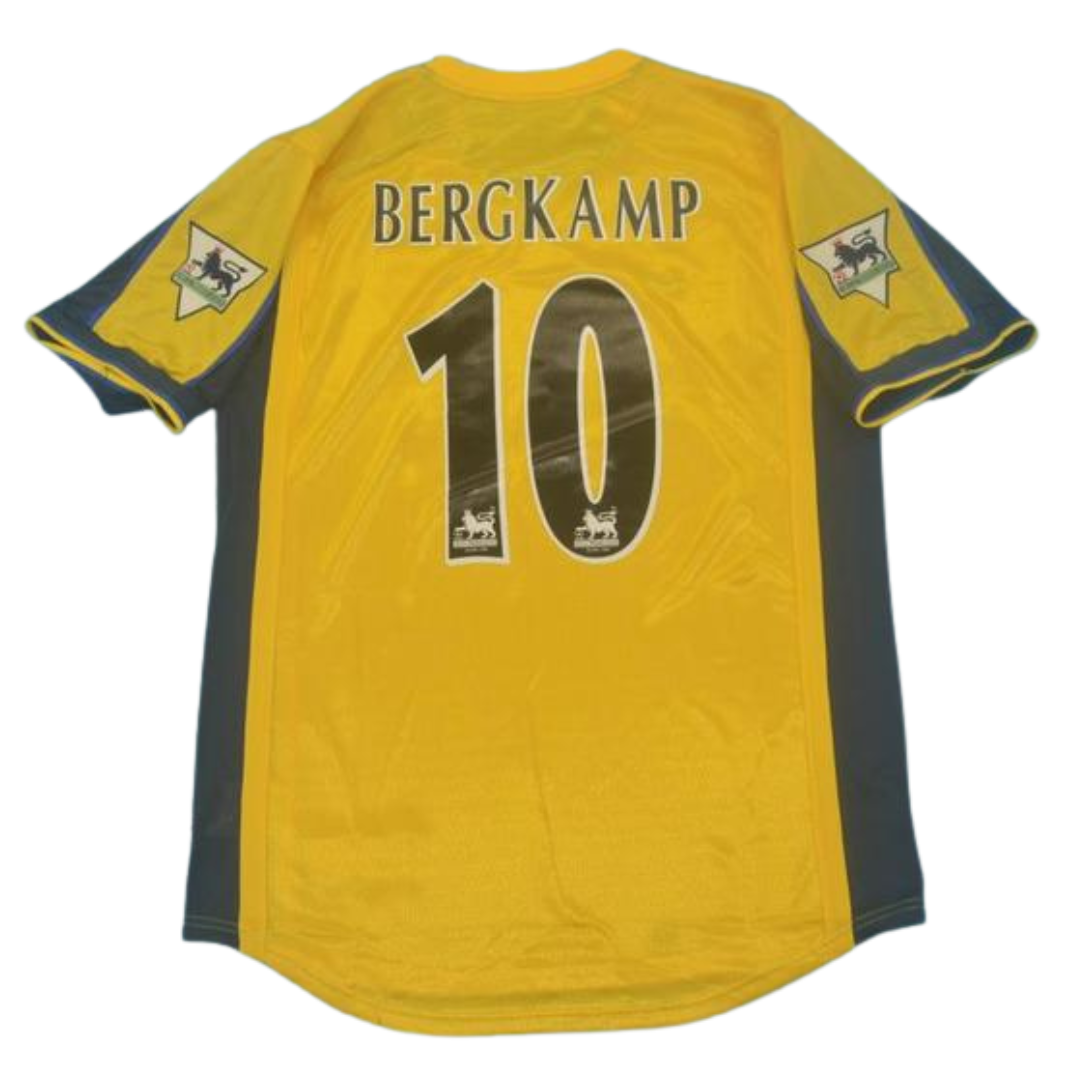 Arsenal Away Yellow 00/01 "Bergkamp" Nº 10