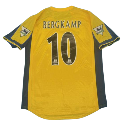 Arsenal Away Yellow 00/01 "Bergkamp" Nº 10