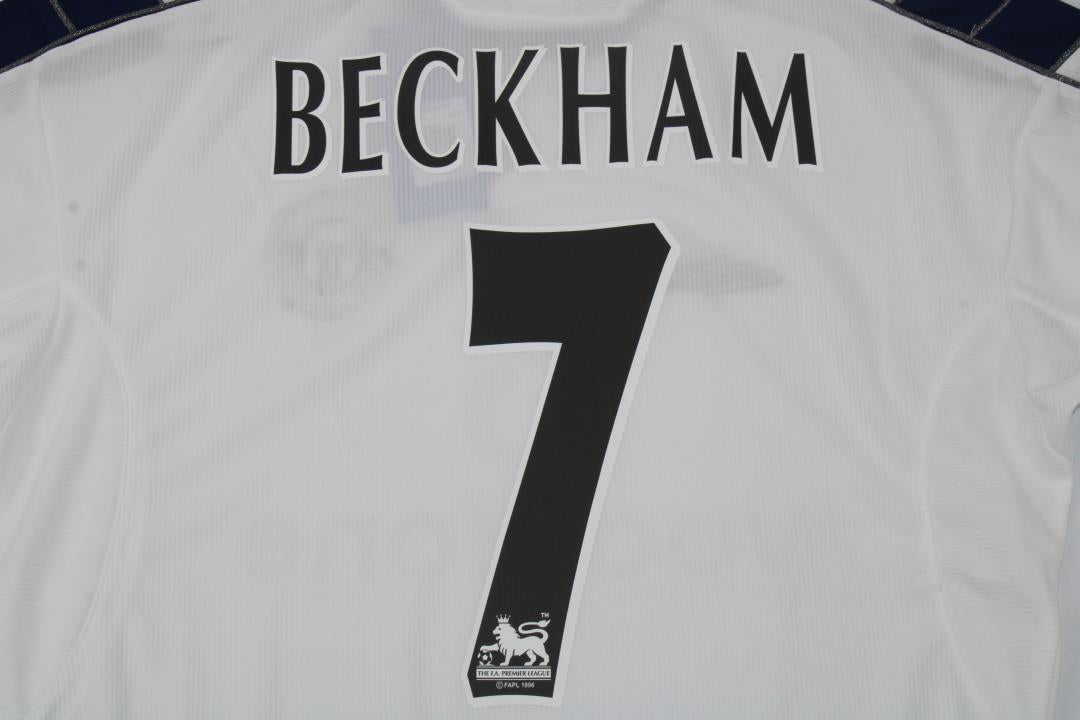 Manchester United White Away 99/00 "Beckham" Nº7