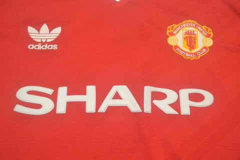 Manchester United Home Long Sleeve 86/88