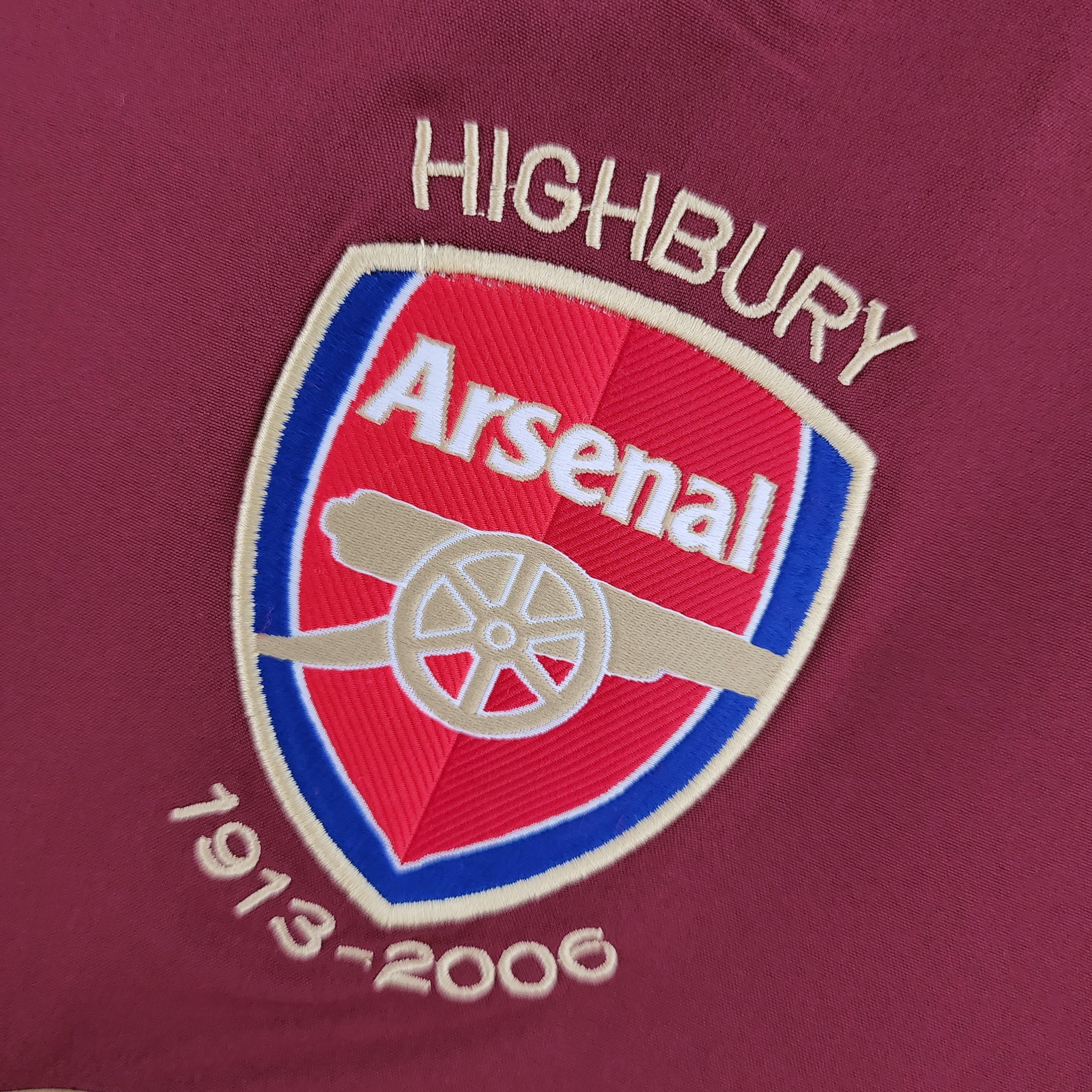 Arsenal Home Dark Red Long Sleeve 05/06 "Henry" Nº 14