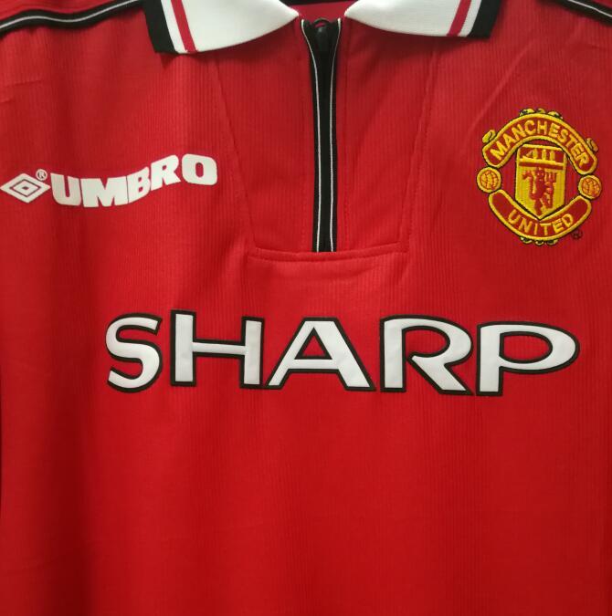 Manchester United Home Long Sleeve 98/00 "Beckham" Nº 7