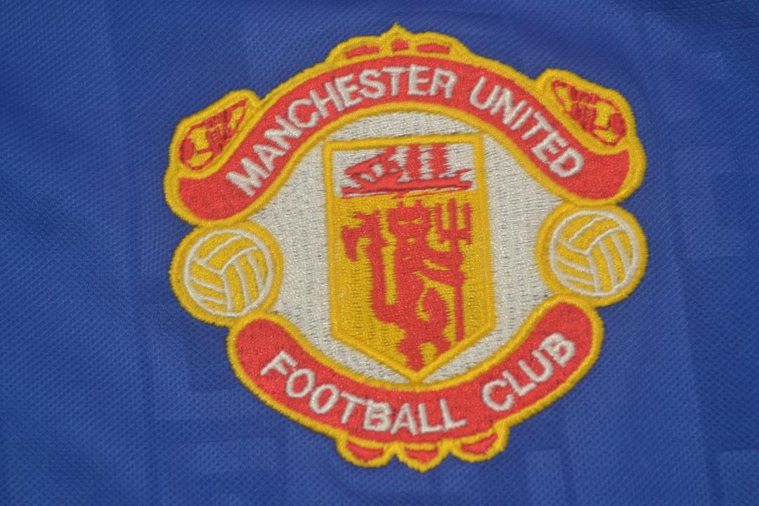 Maillot extérieur bleu Manchester United 88/90 "Augusto" N°8