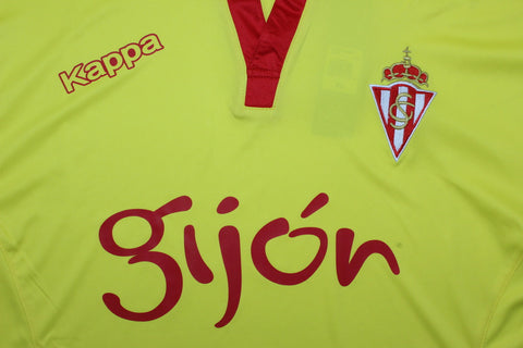 Sporting de Gijón Away Yellow 15/16