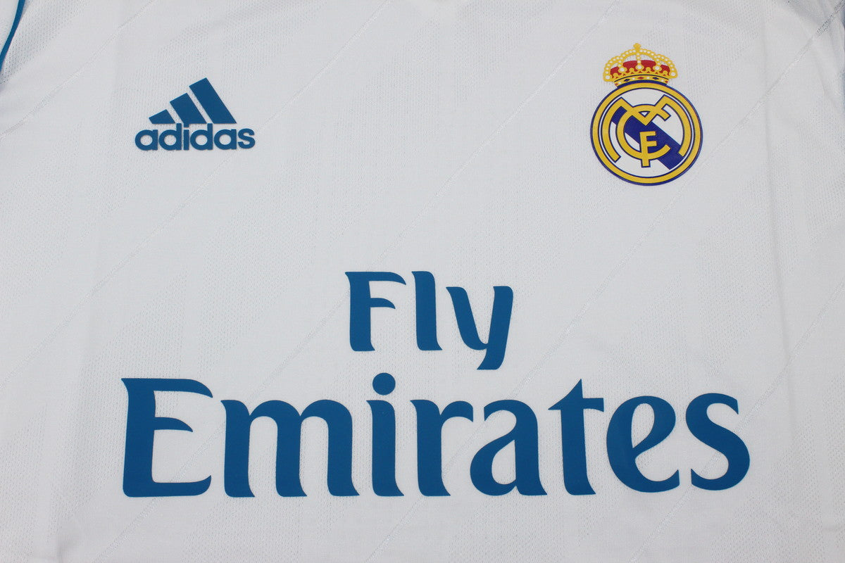 Real Madrid Home Long Sleeve Player Version 17/18