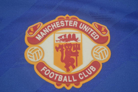 Manchester United Blue Long Sleeve 86/88